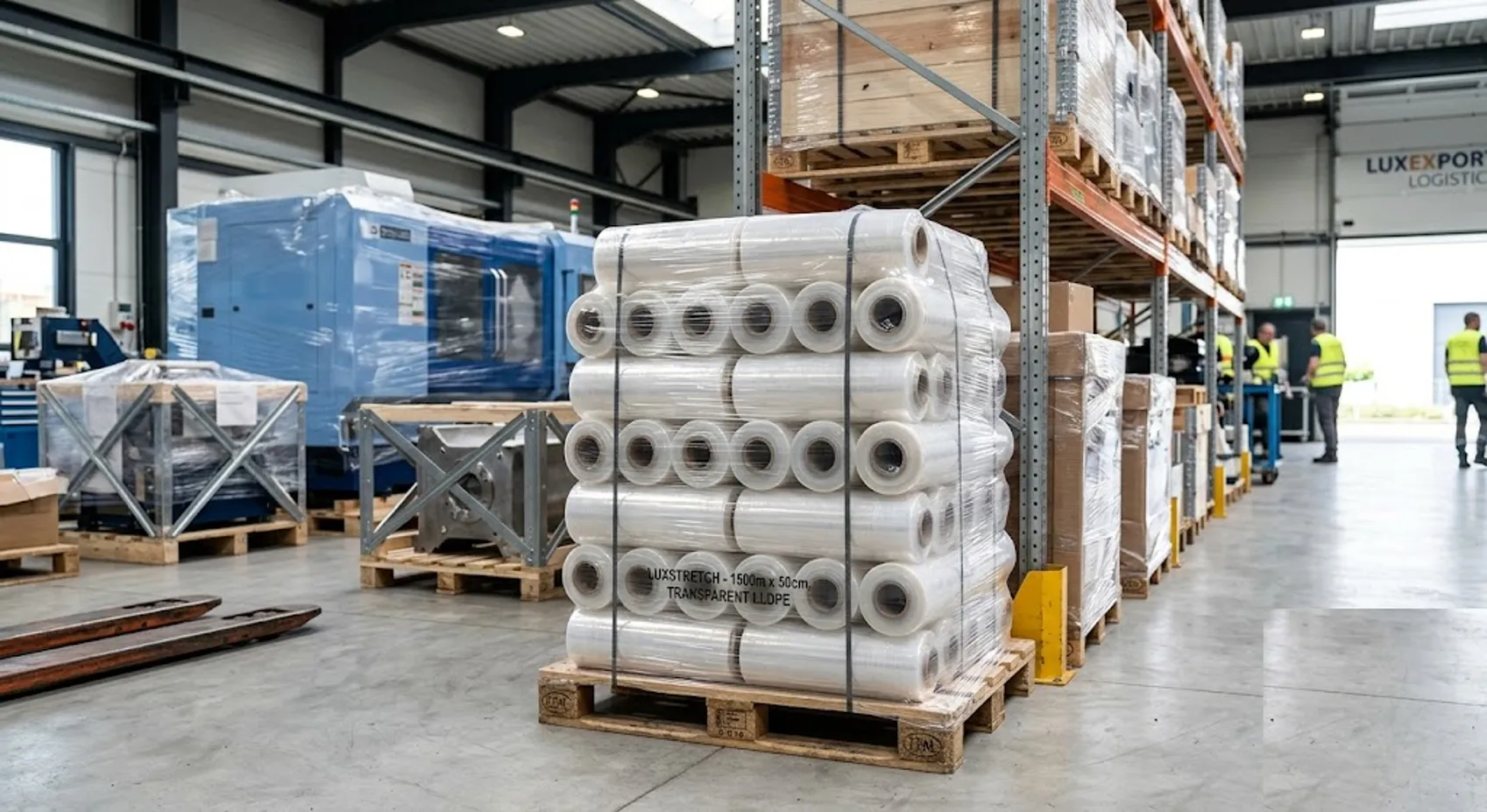 LLDPE Stretch Film Exporter Luxembourg — Greenstrix Industrial Packaging